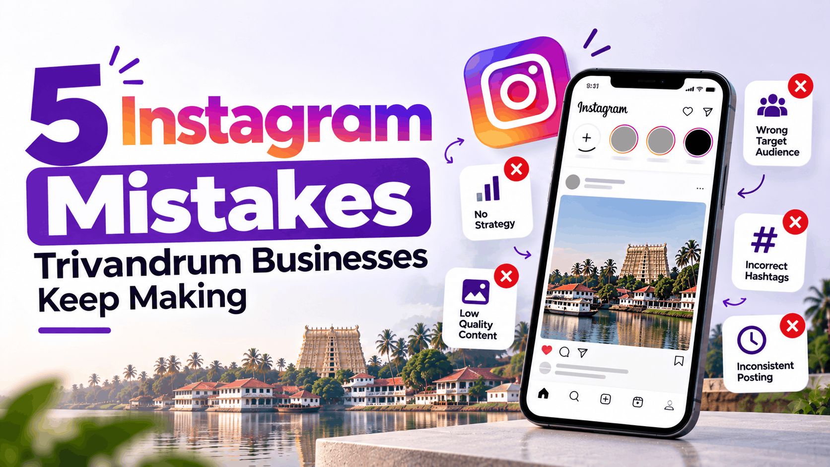 Instagram content strategy illustration
